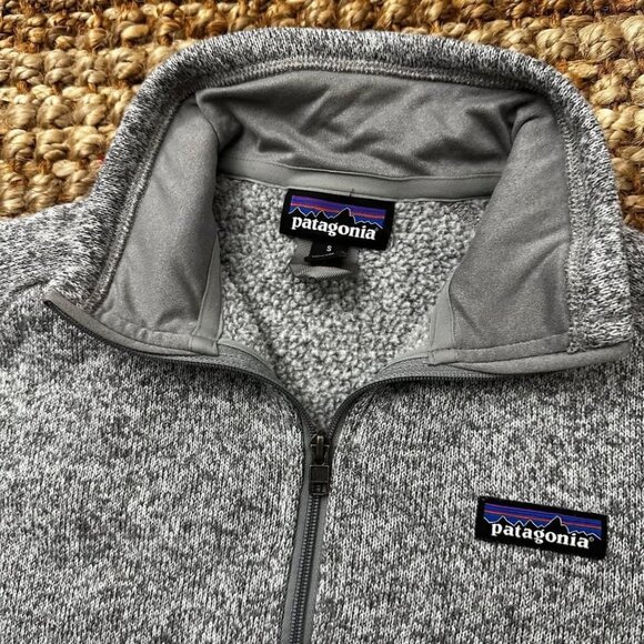 Womens Patagonia Gray Better Sweater Quarter Zip Pullover (Women’s-Small) - Picture 1 of 5